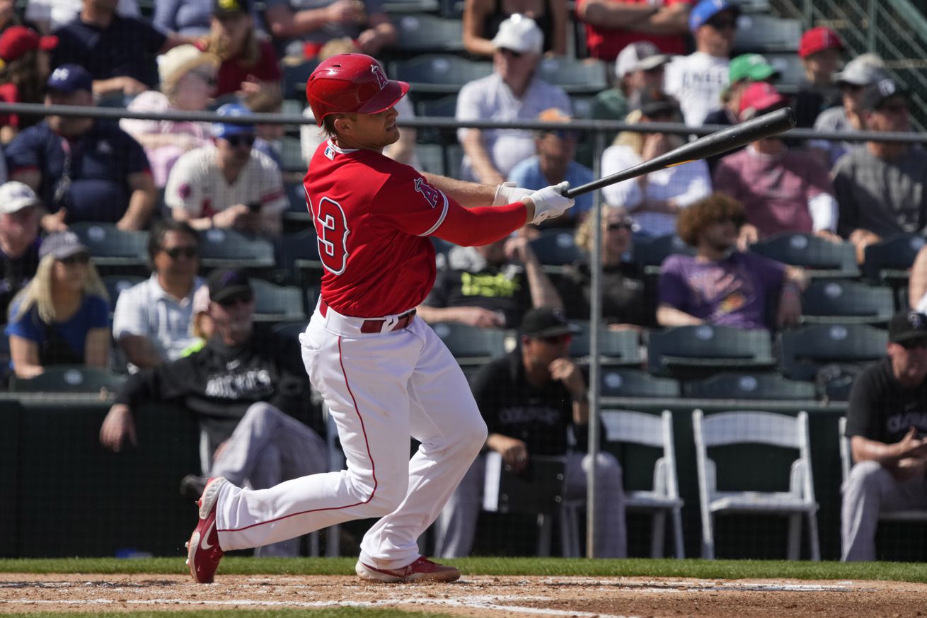 MLB: Spring Training-Colorado Rockies at Los Angeles Angels