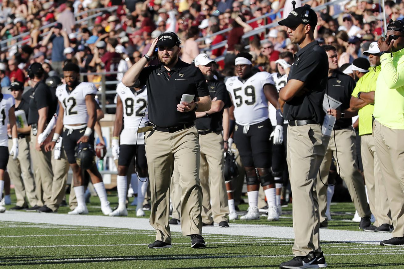 COLLEGE FOOTBALL: SEP 28 Wake Forest at Boston College