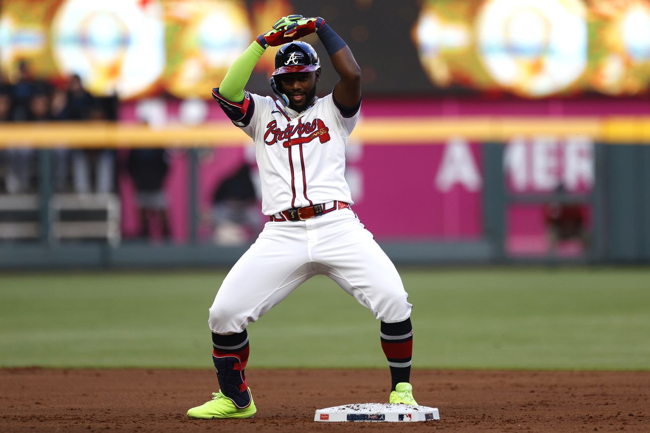 MLB: APR 23 Marlins at Braves