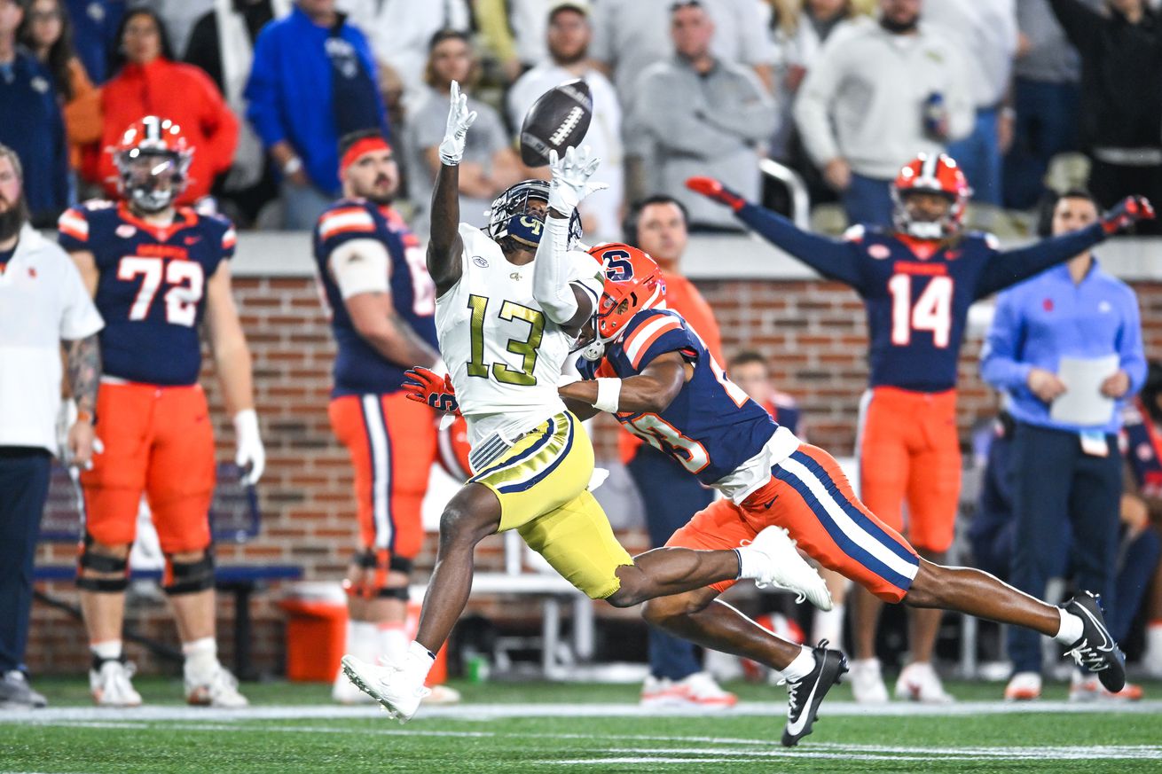 COLLEGE FOOTBALL: NOV 18 Syracuse at Georgia Tech