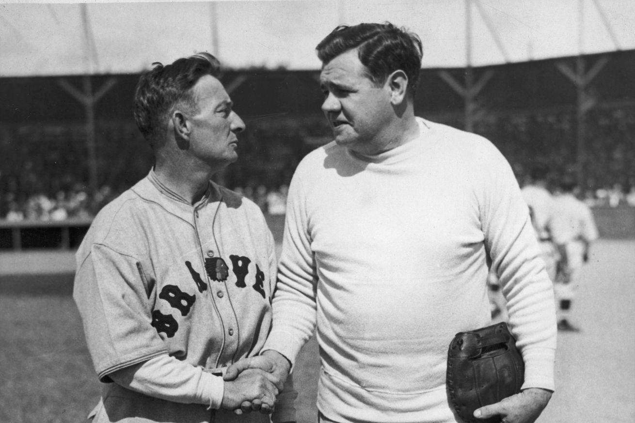 McKechnie Shakes Hands With The Babe