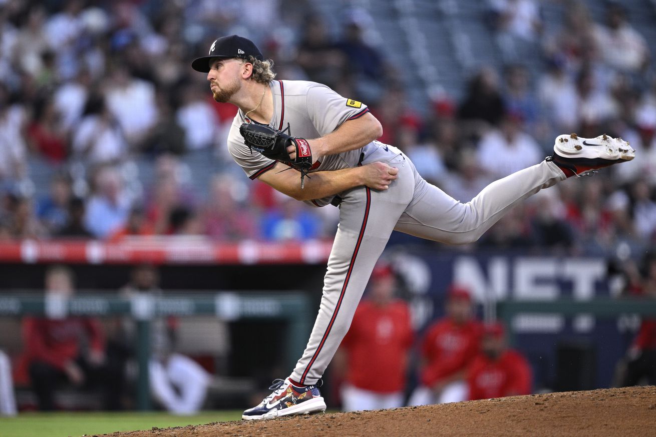 Atlanta Braves v Los Angeles Angels