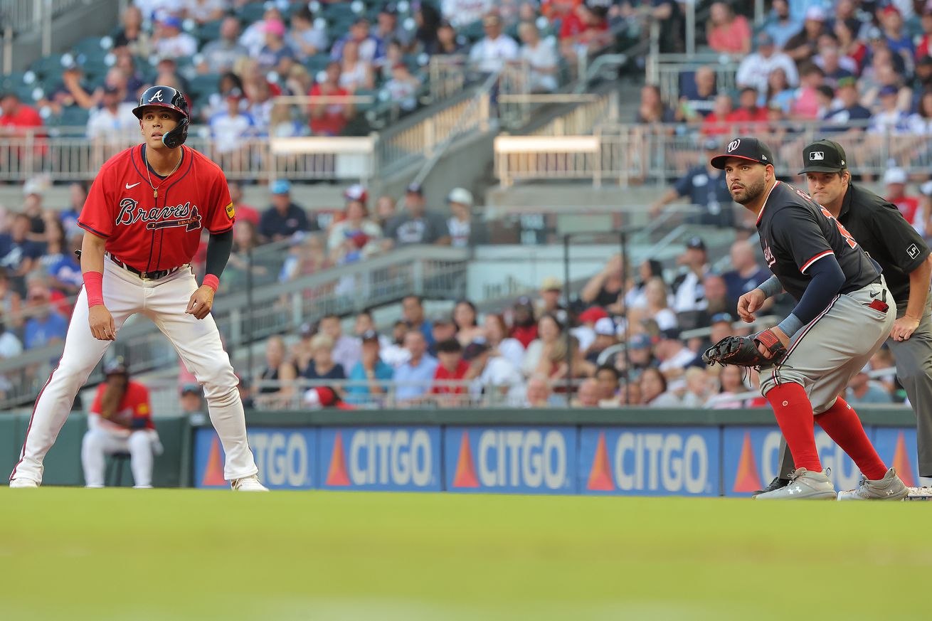 MLB: AUG 23 Nationals at Braves