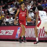 Zaccharie Risacher was the number one overall pick in the NBA draft.