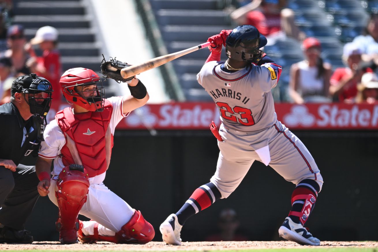 MLB: Atlanta Braves at Los Angeles Angels