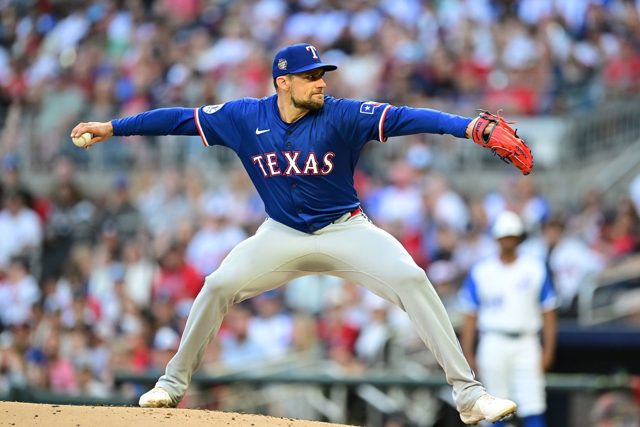 Texas Rangers v Atlanta Braves