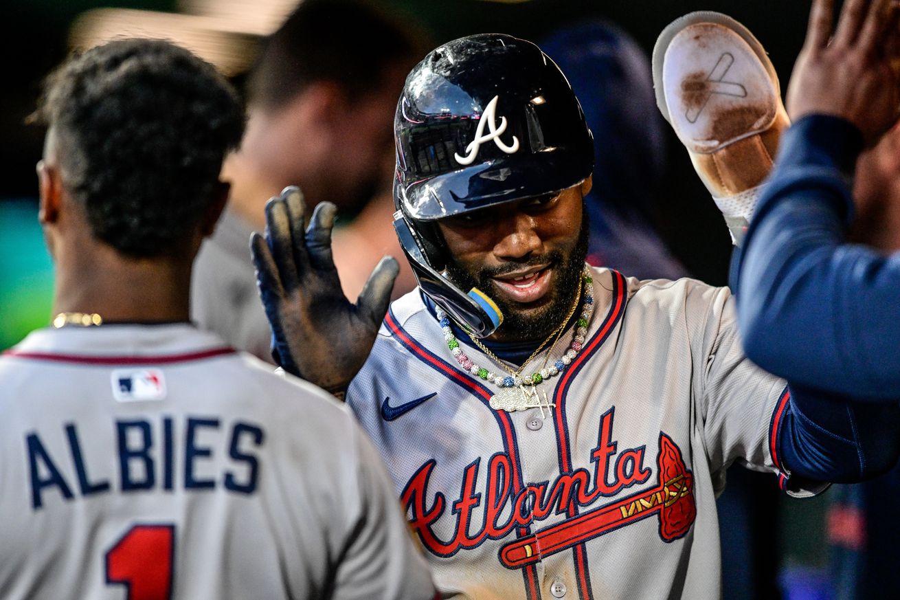 MLB: APR 28 Braves at Rockies