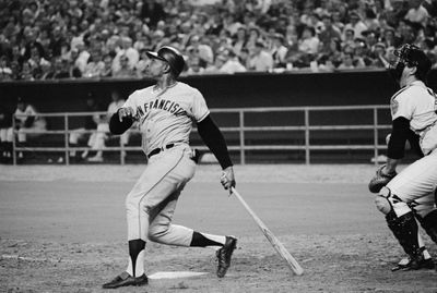 Willie Mays After Hitting Homerun