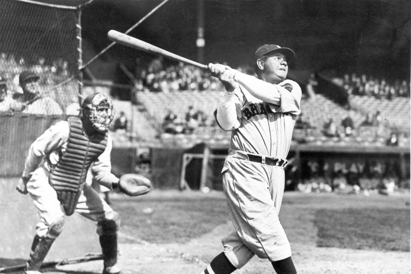 Boston Braves Babe Ruth...