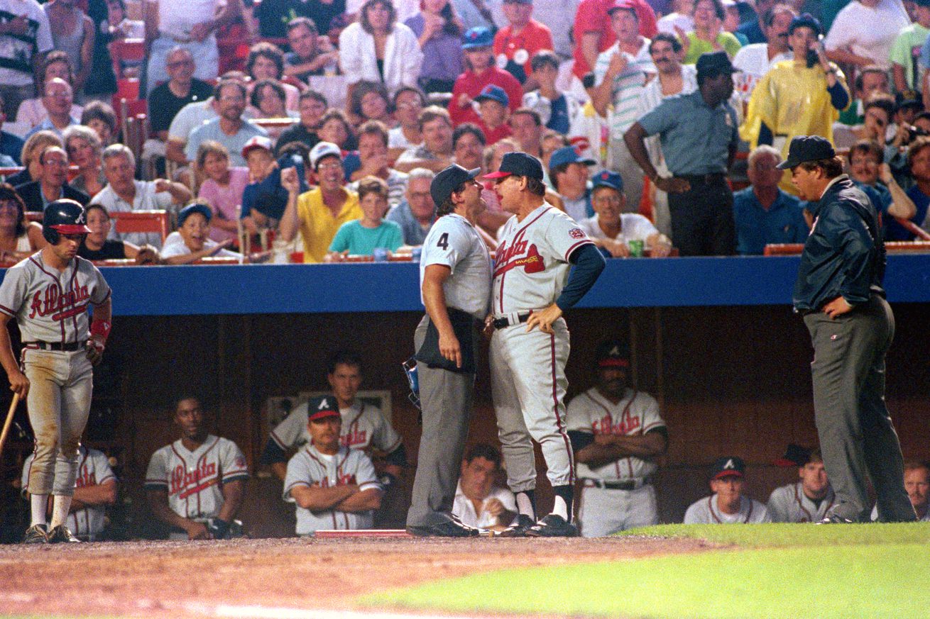 Baseball Argument Between Mark Hirschbeck and Bobby Cox