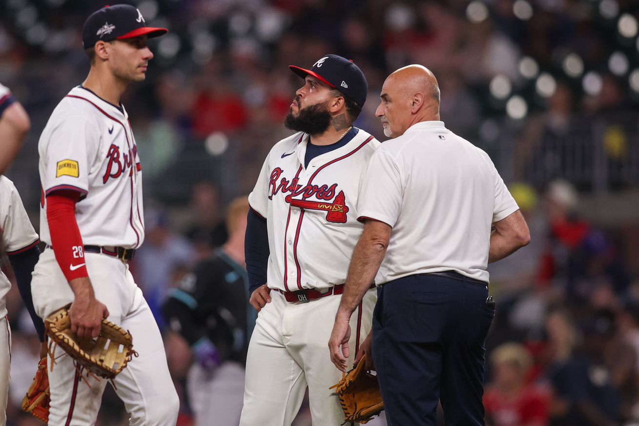 MLB: Arizona Diamondbacks at Atlanta Braves