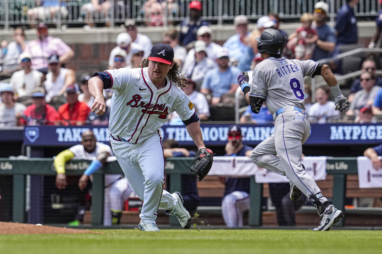 MLB: Colorado Rockies at Atlanta Braves