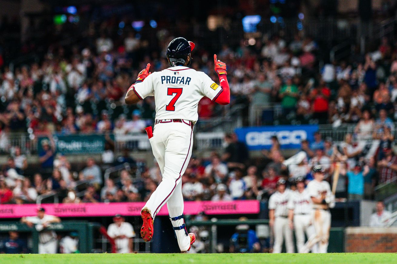Los Angeles Angels v Atlanta Braves