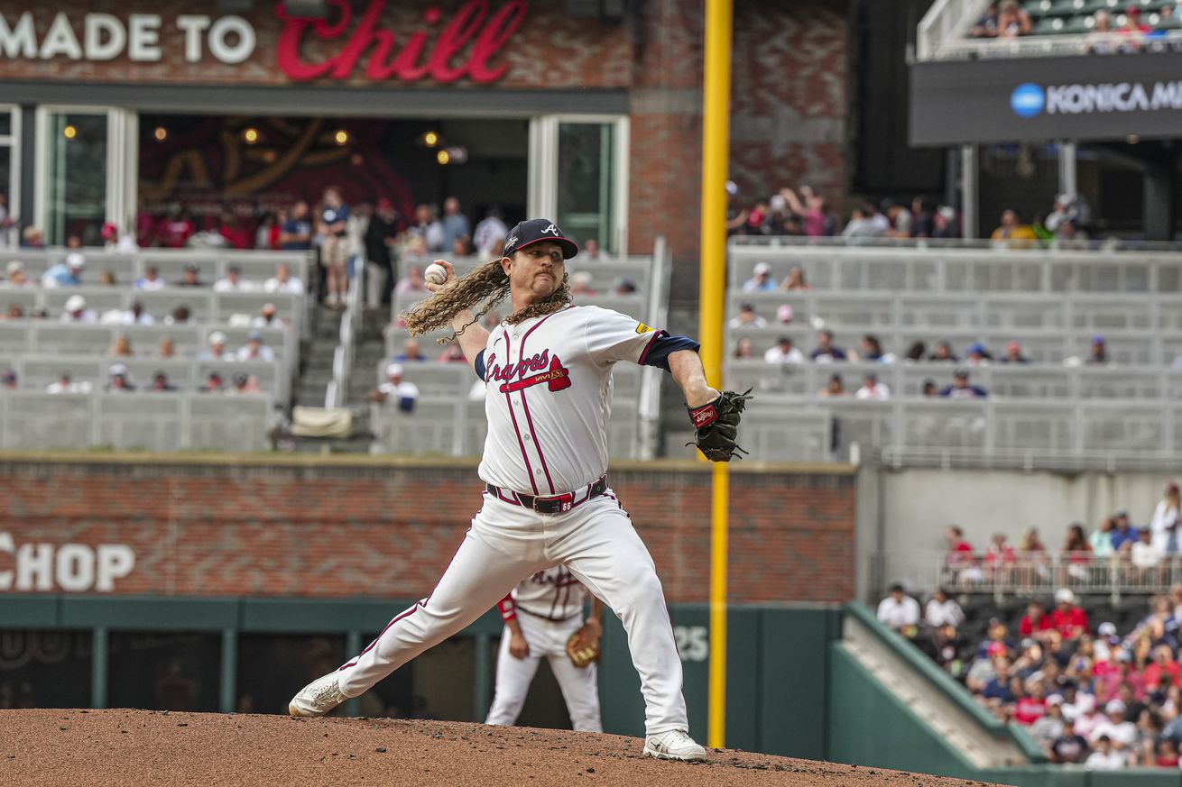 MLB: Los Angeles Angels at Atlanta Braves
