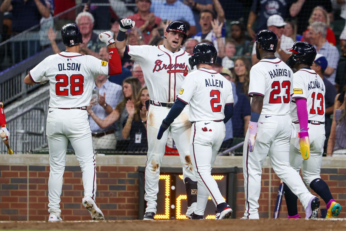 MLB: Los Angeles Angels at Atlanta Braves