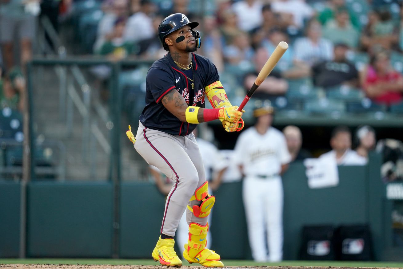 MLB: Atlanta Braves at Athletics