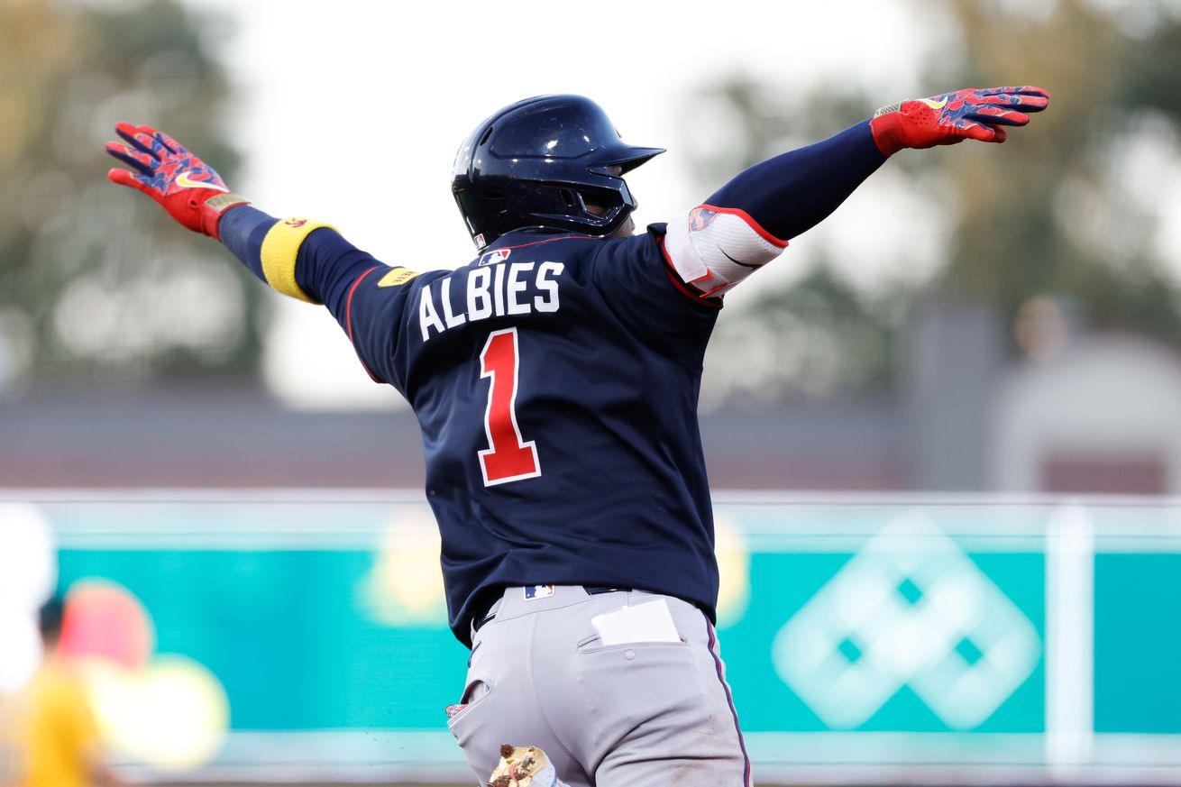 MLB: Atlanta Braves at Athletics