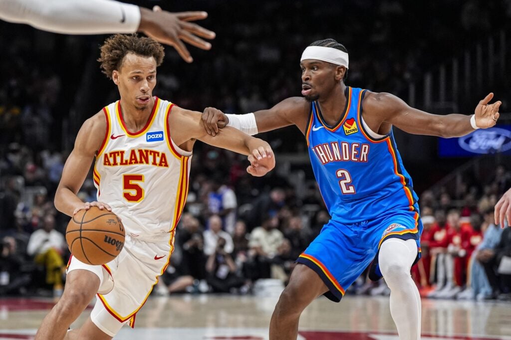 Atlanta Hawks guard Dyson Daniels has struggled the most on the Hawks to start the season